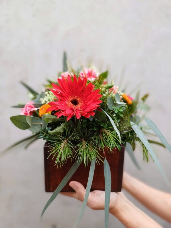 CAJA DE FLORES FRESCAS PARA REGALAR - Imagen 4