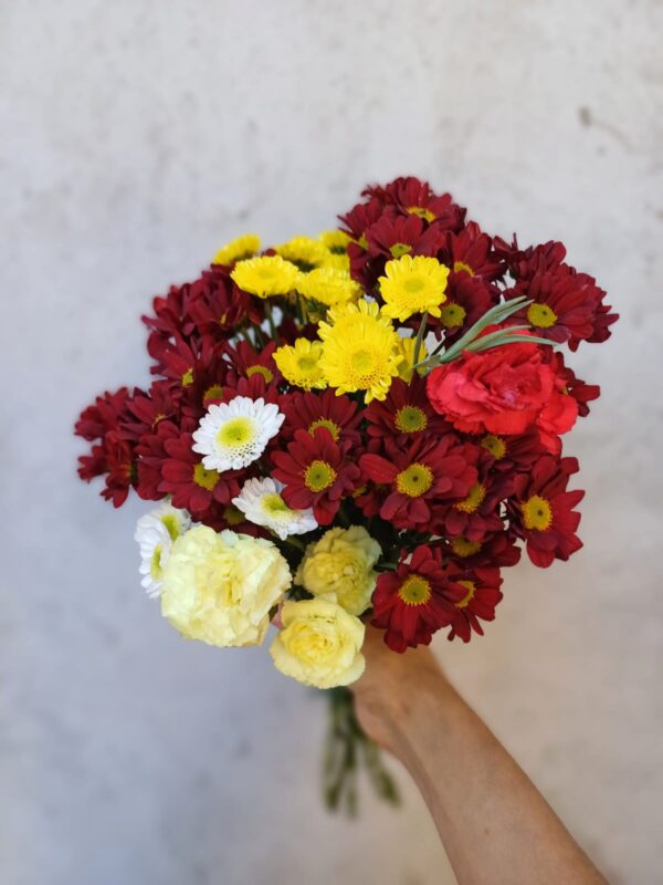 Ramo de San Vicentes y flores de estación - Imagen 4
